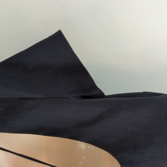 ZARA Linen Blend Crop Top - Picture 12 of 16